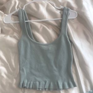 Zara crop tank top
